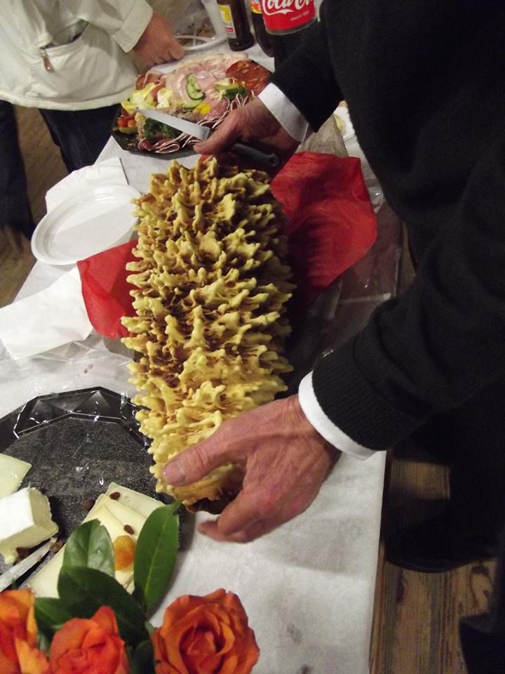 Arrivée du gâteau dans les landes