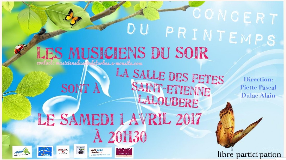 Affiche concert printemps